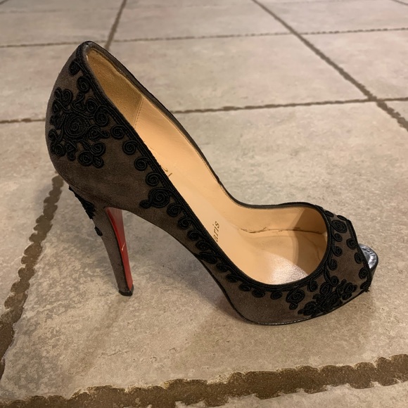Christian Louboutin Very Brode 120 Suede - 37 - Picture 6 of 15